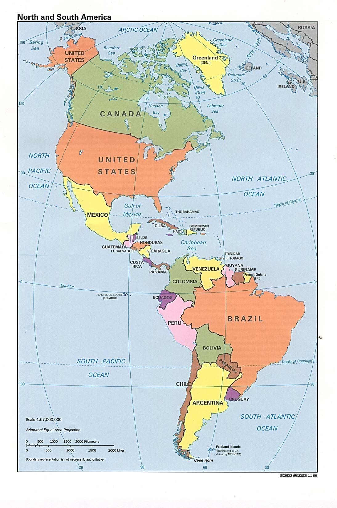 Canadá mapa oceanos