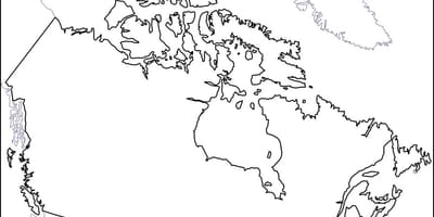 Imprimir o mapa de Canadá