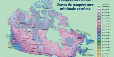 Mapa do Canadá vento
